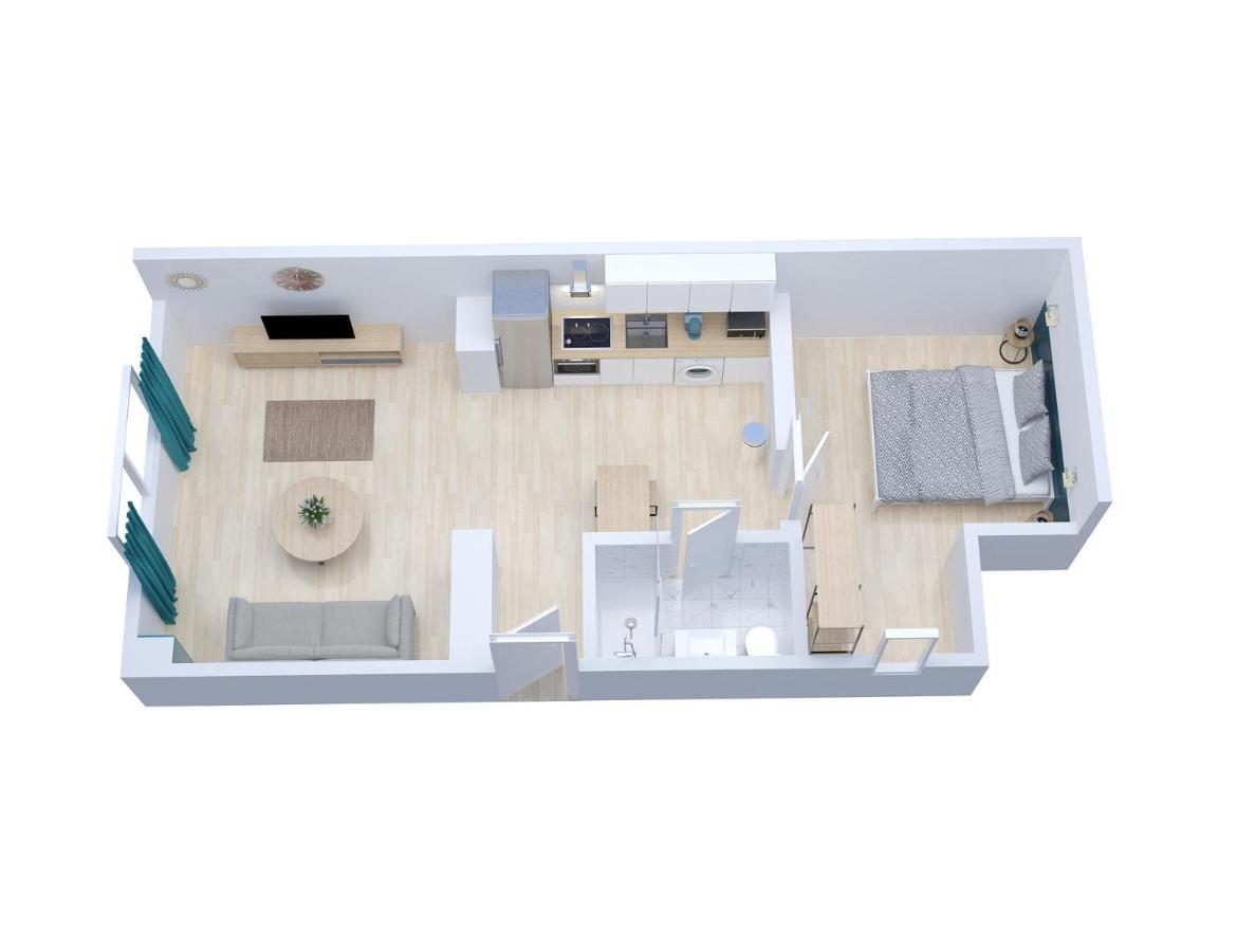 Le Havre - Appartements T2 Et T3 - Tout Confort - Nouveau Exteriör bild